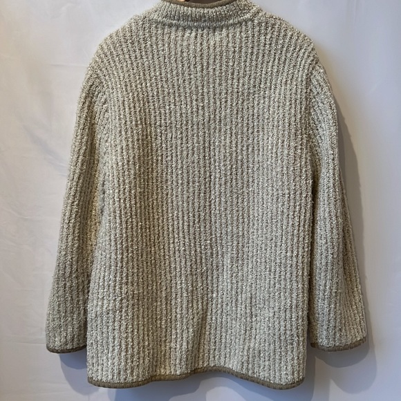 Vintage 80’s Epitome Oversized Open Front Chunky Knit Cardigan Sweater Size M - Picture 2 of 6